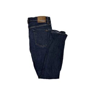 Volcom Vorta Slim Straight Jeans Men 33x31 Dark Wash Skate Denim Stretch